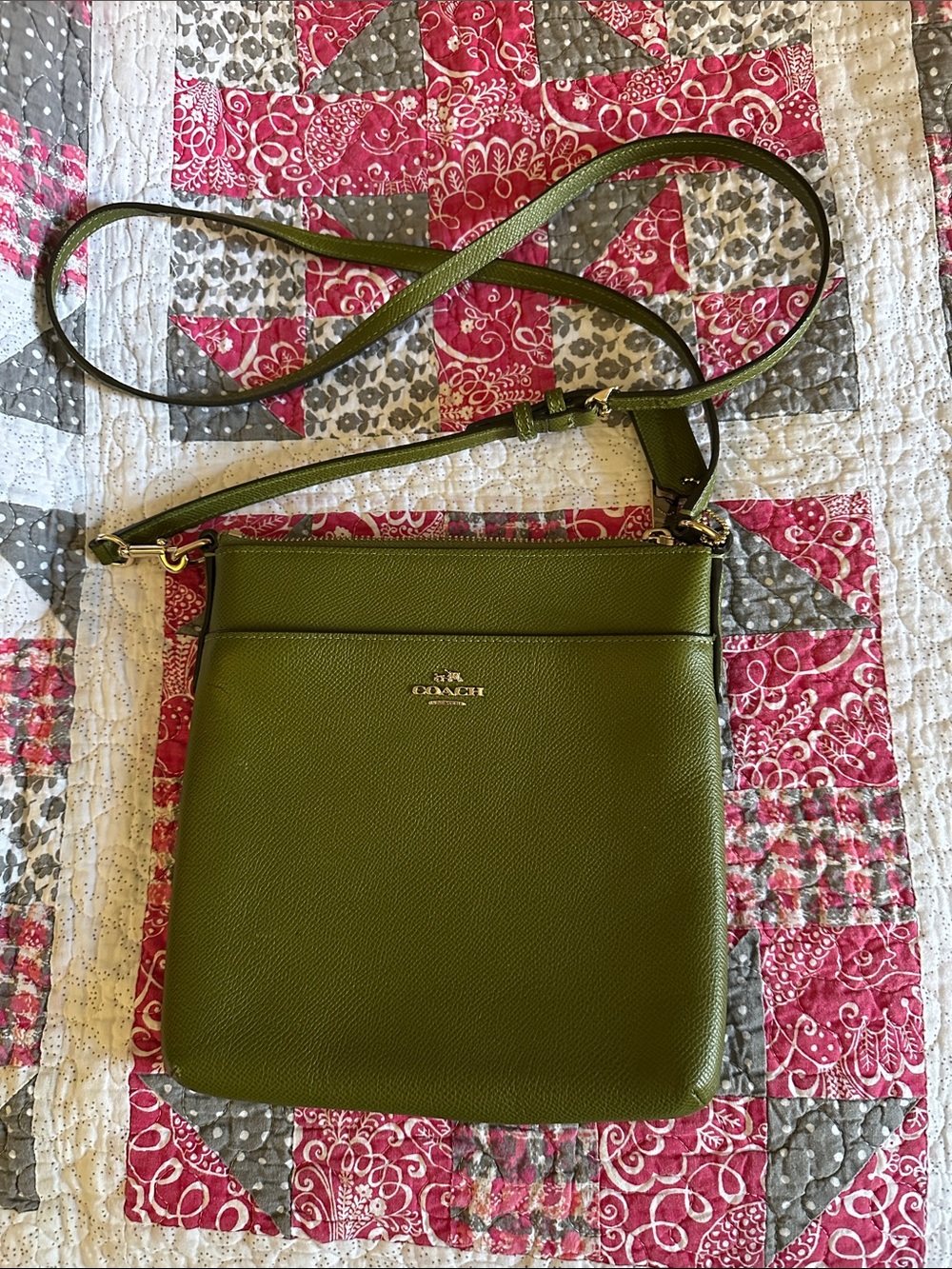 Coach Olive Green Crossbody Bag